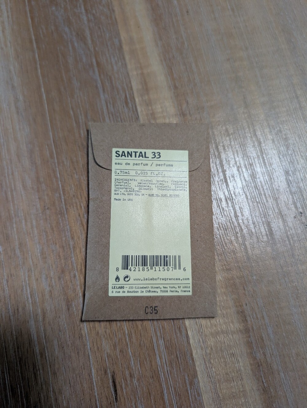 Le Labo Santal 33